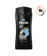 6x Bottles AXE Alaska 3in1 Ocean Air &amp; Bergamot Scent Hair &amp; Body Wash |... - £31.76 GBP