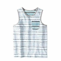 Wonder Nation Boys Pocket Tank Top Medium (8) Arctic White NEW - £7.04 GBP