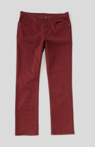 Hart Schaffner Marx Men&#39;s Washed Straight Fit Flat Front Twill Pants Win... - $56.42