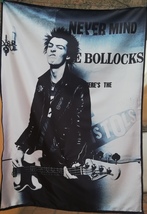 Sex Pistols Never Mind The Bollocks Sid Vicious Flag Cloth Poster Banner Cd Punk - £15.80 GBP