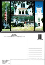 South Carolina Charleston Citadel Military College American Flag VTG Postcard - £7.39 GBP