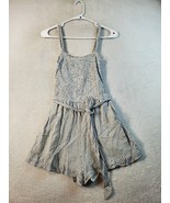 Abercrombie &amp; Fitch Romper Women Size XS Black White Check Sleeveless Ro... - $24.72 CAD