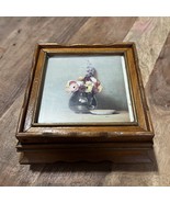 Vintage Antique Jewelry Trinket Treasure Box With Mirror - €10,59 EUR