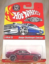 2007 Hot Wheels Modern Classics 14/15 Dodge Challenger Concept Pink w/BlackOH5Sp - £21.63 GBP