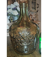 Vidrios San Miguel 3.5 Gallon Large 17&quot; Brown Glass Cabernet Wine Jug EMPTY - $1,406.63 MXN