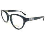 Judith Leiber Brille Rahmen JL-3009 Denim Blau Silber Funkel 55-22-135 - $167.44