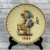 Hummel 1984 Annual Plate Girl With Apples  No 277 Goebel Germany 7.5 Inches - £11.92 GBP