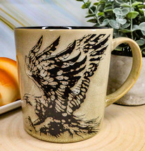Ebros Glazed Stoneware Patriotic Bald Eagle 13oz Ceramic Mug Coffee Cup - £16.02 GBP