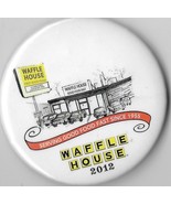 Waffle House button &quot; Waffle House 2012 &quot; measuring ca. 2 1/4&quot; - $94.84 MXN