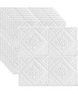 9 Pcs. Of 35 Sq.T 3D Wallpaper That Is Peel And Stick And Self-Adhesive For - £50.98 GBP