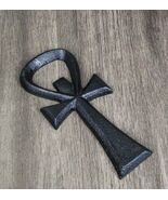 Cast Iron Black Egyptian Mystic Hieroglyph Ankh Key Hand Bottle Cap Opener - $291.85 MXN
