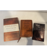 3pc lot Jesus Calling leather book, Daily Truth &amp; Grieving with Hope - €7,31 EUR