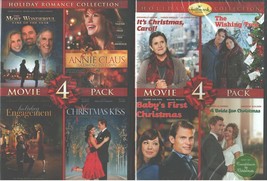 Christmas Romance 8- It&#39;s Carol- Wishing Tree- Babys First-Bride- Kiss- New Dvd - £31.14 GBP