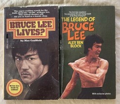 Bruce Lee Lives 1974 &amp; The Legend Of Bruce Lee 1975 Dell Books First Pri... - £28.84 GBP