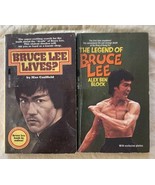 Bruce Lee Lives 1974 &amp; The Legend Of Bruce Lee 1975 Dell Books First Pri... - £28.84 GBP
