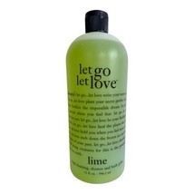 Philosophy Lime Let Go Let Love Shampoo Shower and Bath Gelee 32 fl oz S... - $1,402.08 MXN