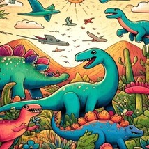 Dinosaur Coloring Book Fun Facts &amp; Prehistoric | Adventures for Kids Kids Activi - £2.32 GBP