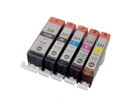 Compatible Canon Ink Replacement Cartridges ~ Black ~ Magenta ~ Yellow ~... - $30.00