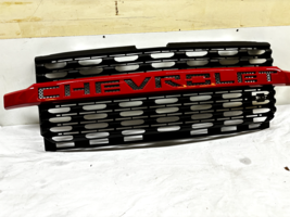 nice 23388715  2019 2020 2021 2022 chevy silverado 1500 red front  oem grille - £385.69 GBP