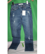 Hidden Amelia Skinny Distressed Blue Jeans Size Women&#39;s 24 Cut HD 269 - £54.50 GBP