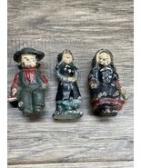 Vintage Lot of 3 Cast Iron Painted Children Miniatures Estate Find KG - €12,83 EUR