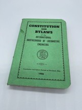 1986 CONSTITUTION &amp; BYLAWS RAILROAD LOCOMOTIVE ENGINEERS RULE BOOK MANUAL - £3.91 GBP