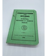 1986 CONSTITUTION &amp; BYLAWS RAILROAD LOCOMOTIVE ENGINEERS RULE BOOK MANUAL - £3.90 GBP