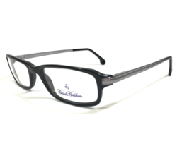Brooks Brothers Eyeglasses Frames BB726 6000 Black Matte Silver 52-18-145 - £58.43 GBP