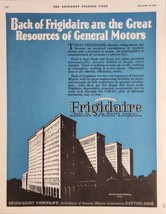 1925 Print Ad Frigidaire Manufacturer of Electric Refrigerators GM Dayton,Ohio - £17.22 GBP