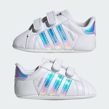 Adidas Originals Superstar Crib Baby Shoes, Size 3K Cloud White - $29.95