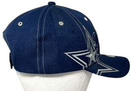 Dallas Cowboys Giant Star Emboidered Logo Adjustable Cap Hat Blue & Gray image 3