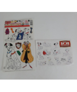 Disney 101 Dalmatians Static Cling Sticker Sheets Movie Cartoon - $13.85