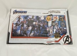 NEW SEALED Cardinal Marvel Avengers Endgame 8 Puzzle Pack (dented box) - $59.39