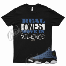 R1 T Shirt for Air J1 13 Brave Blue White University Flint Low Obsidian - $25.64+