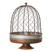 Irvins Country Tinware Chicken Wire Dome Planter - £70.20 GBP
