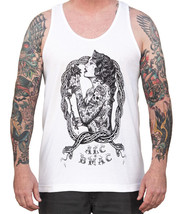 Black Market Art Tattooed Eve Men&#39;S White Tank Top Custom Tattoo Shirt S-2XL NWT - $25.80