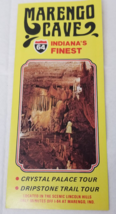 Marengo Cave Brochure Indiana 1976 Fold Out Crystal Palace Dripstone Trail - £11.91 GBP