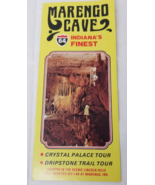 Marengo Cave Brochure Indiana 1976 Fold Out Crystal Palace Dripstone Trail - £11.90 GBP