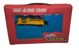 Mattel Hot Wheels Railroad Take Along Train 1984 With Tracks 9694-6099 C&amp;0 2479 - £74.69 GBP