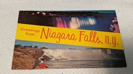 Postcard Large Letter Greetings From Niagara Falls, N. Y. - £3.86 GBP