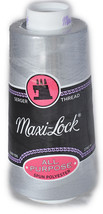 Maxi Lock All Purpose Thread Light Grey 3000 YD Cone  MLT-031 - £5.02 GBP