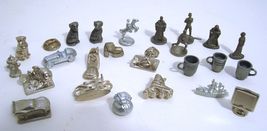 Monopoly Token Lot of 25 Board Game Pieces Star Wars, Starbucks, Mermaid... - $19.95