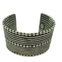 Chico’s Silver Tone Kyleen Cuff Bracelet NEW - £19.99 GBP