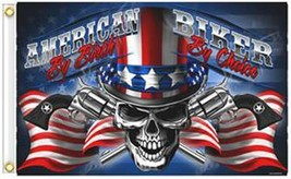 Deluxe 3 X 5 Flag American Biker Skull FL481 3x5 Bikers Item Skulls Uncle Sam - £9.71 GBP