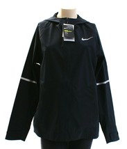 Nike Zonal AeroShield Black Zip Front Hooded Running Jacket Women&#39;s NWT - $174.99