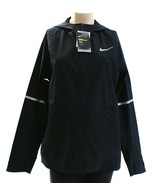 Nike Zonal AeroShield Black Zip Front Hooded Running Jacket Women&#39;s NWT - £139.46 GBP