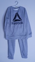 REEBOK Gray Long Sleeve Sweatshirt And Jogger Pant Set Youth Boys Size M... - $15.84