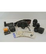 Chinon CM-5 Vintage Film Camera + Lenses Power Winder Hanimex Filters &amp; ... - £94.59 GBP