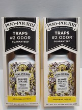 New Poo-Pourri Before You Go Toilet Spray Original Citrus 2 FL OZ Pack Of 2 NIB - £16.12 GBP