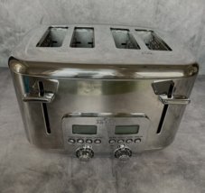 All Clad 4 Slice Toaster TJ824 Stainless Steel 1800 Watt 6 Settings TESTED - £121.92 GBP